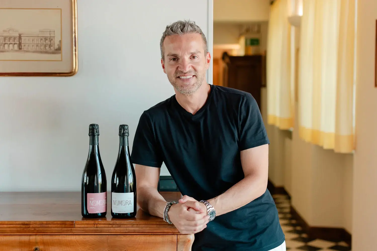 Paolo Repetto founder en CEO van Nomora alcoholvrije wijnen in Alba Piemonte