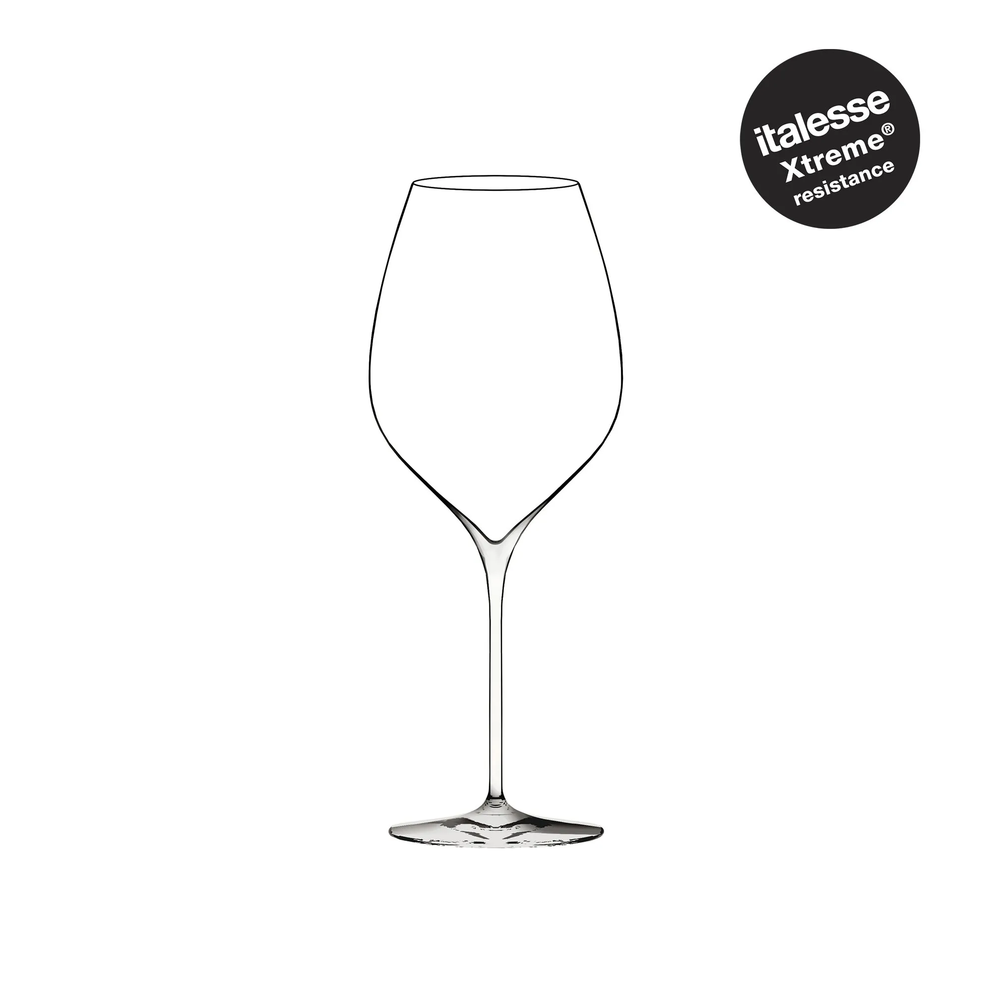 [MASTERCLASS70-6P] Italesse Masterclass 70 Xtreme witte wijn en rode wijn wijnglazen 72cl (set van 6 glazen)