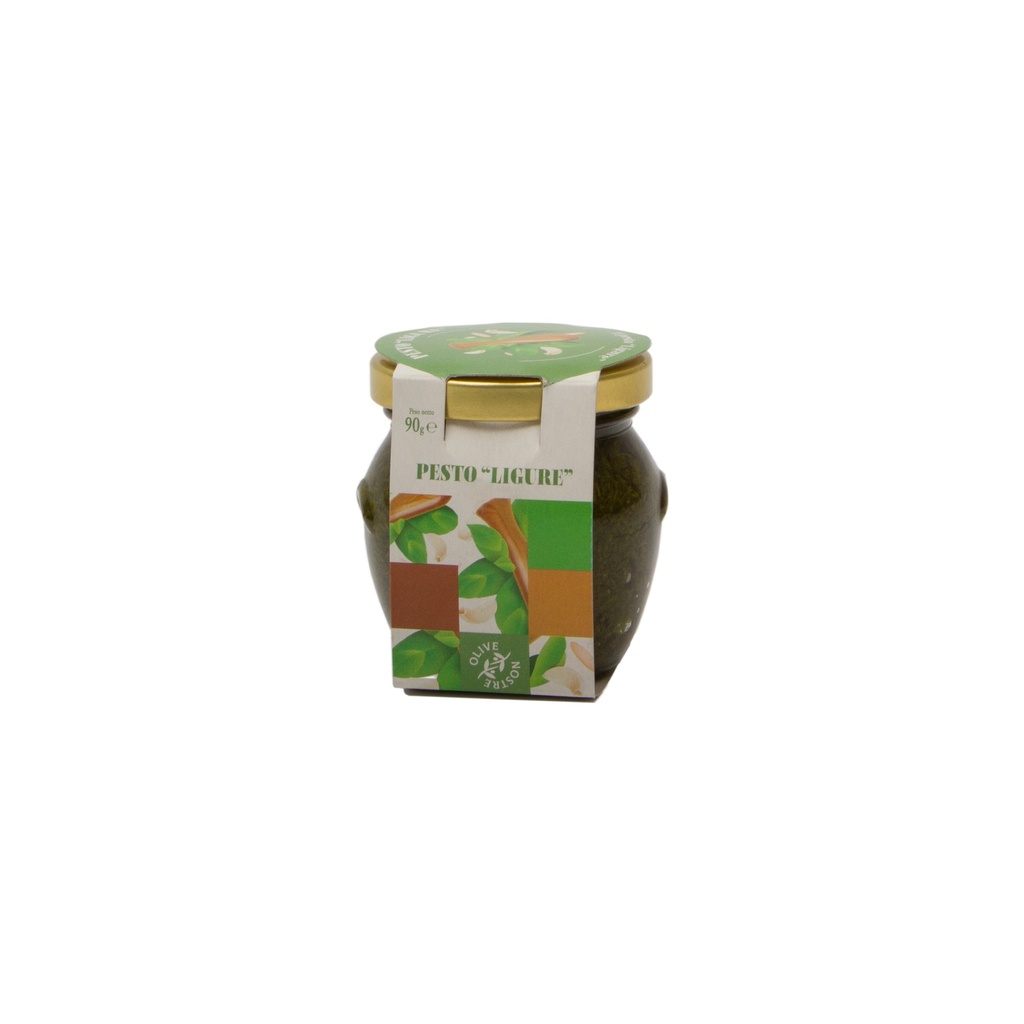 Pesto ligure met basilicum (meerdere formaten)