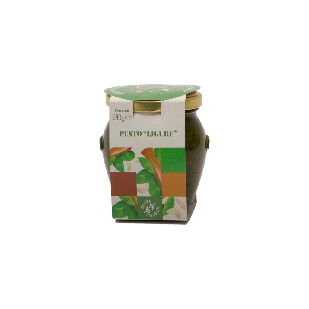 Pesto ligure met basilicum (meerdere formaten)