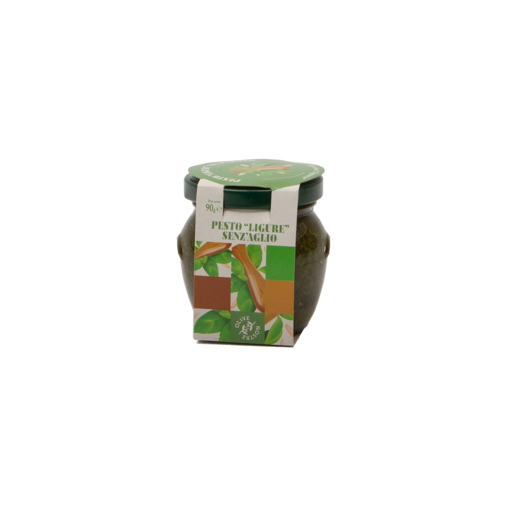 Pesto ligure met basilicum zonder look (meerdere formaten)