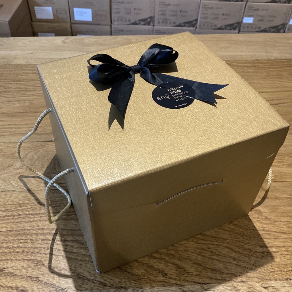 Geschenkdoos goud medium