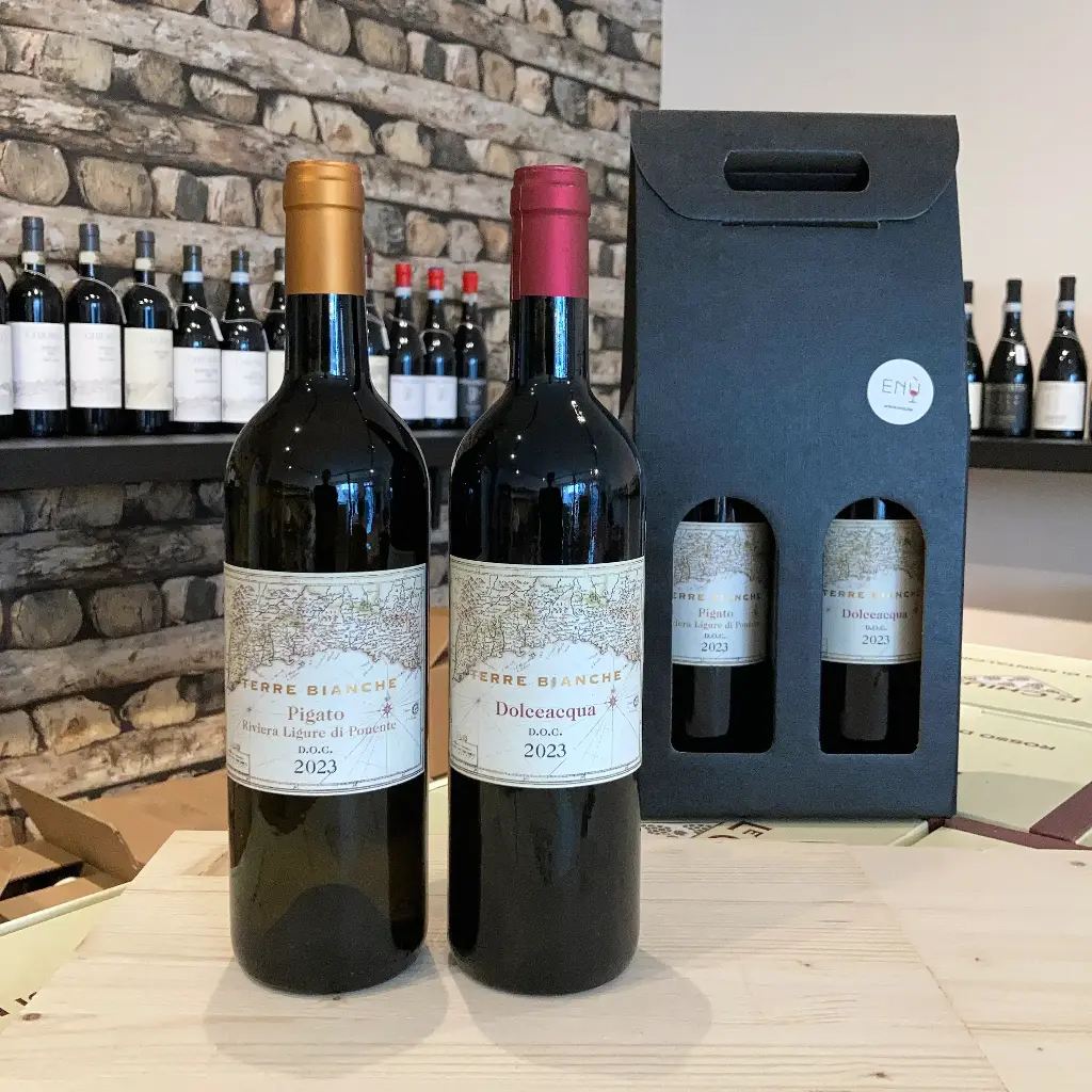 Geschenkpakket Pigato en Rossese unieke wijnen uit Ligurië