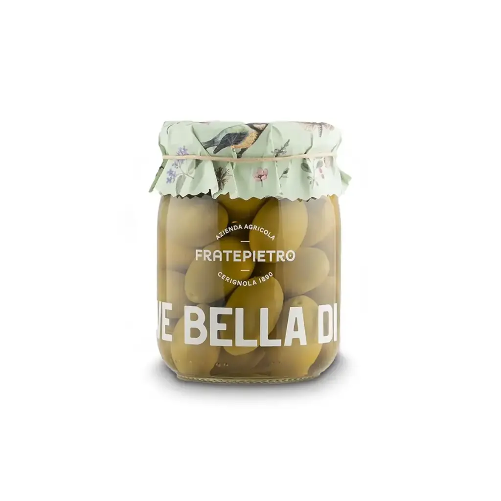 [OLIVEBDC-314G] Bella di Cerignola groene olijven (Klein (314g))