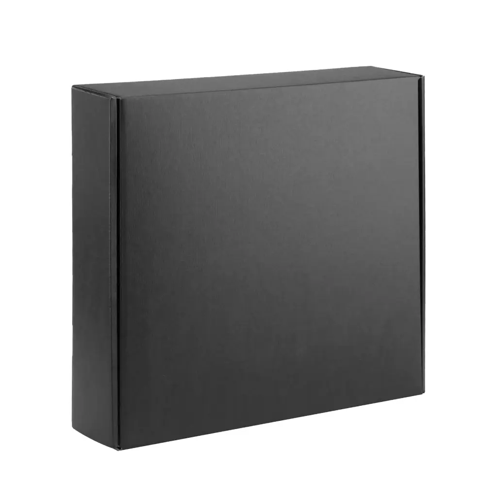Black gift box for 4 bottles