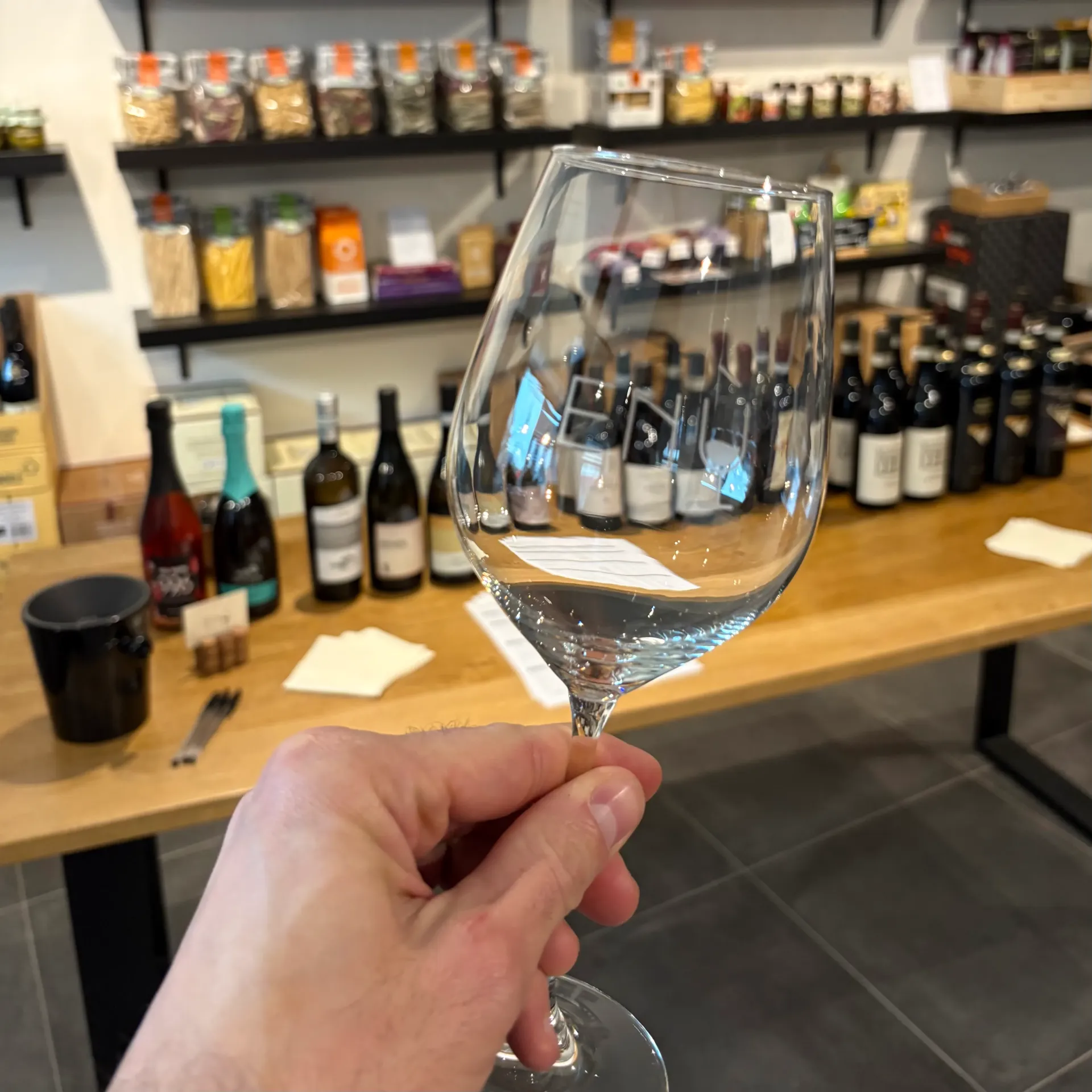 Italesse Easy Large Plus universeel wijnglas met ENÙ logo 50cl (set van 6 glazen)