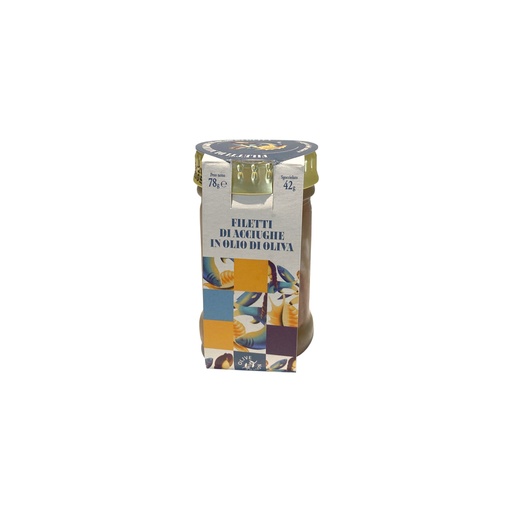 [ACCIUOLIO-80] Ansjovisfilets in olijfolie 80g