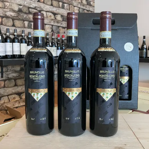 Geschenkpakket Brunello di Montalcino verticale degustatie 2018, 2019 en 2020