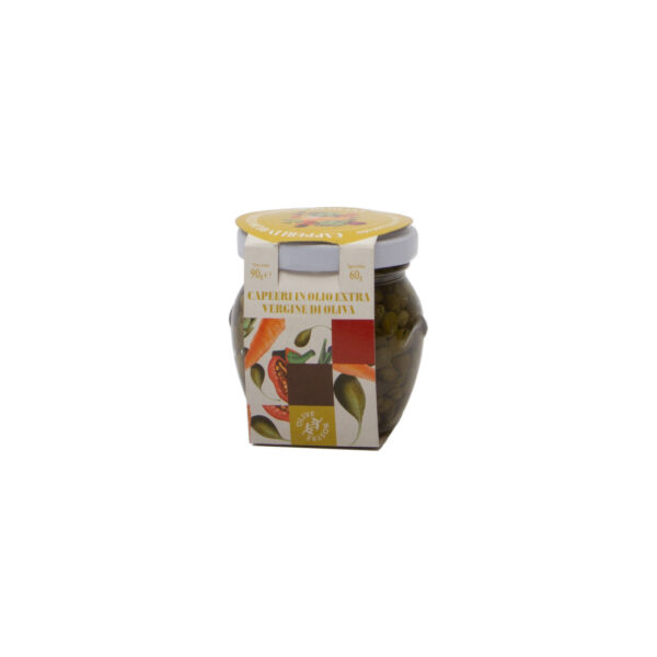 Capperi kappertjes in extra vergine olijfolie 90g