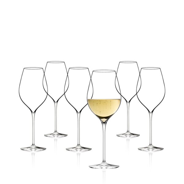 Italesse Masterclass 48 Xtreme witte wijn en schuimwijn wijnglas set van 6 glazen